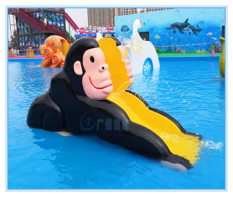 水上樂園設(shè)備，戲水小品，猴子滑梯