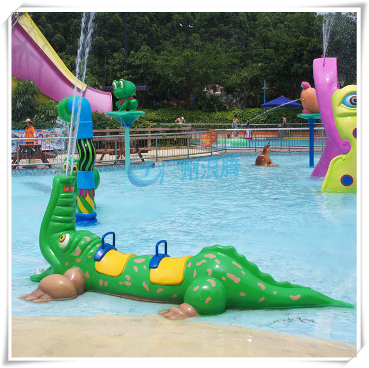 水上樂(lè)園設(shè)備-噴水鱷魚(yú)
